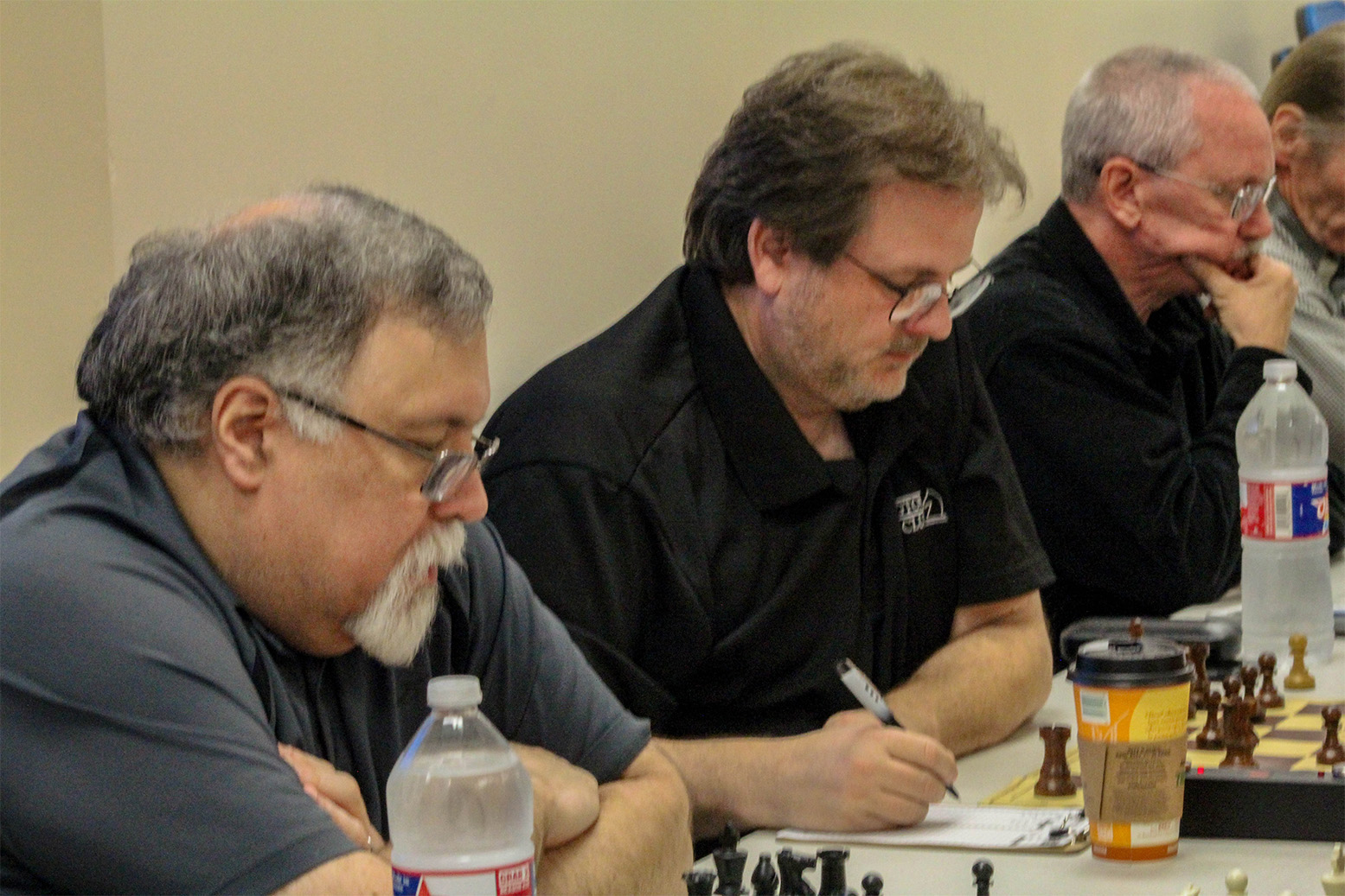 Three Captains:  Jeff French (Tarrant Chess Team), Chris Wood (Texas Chess Team), Bob Curtis (built his own Submarine)