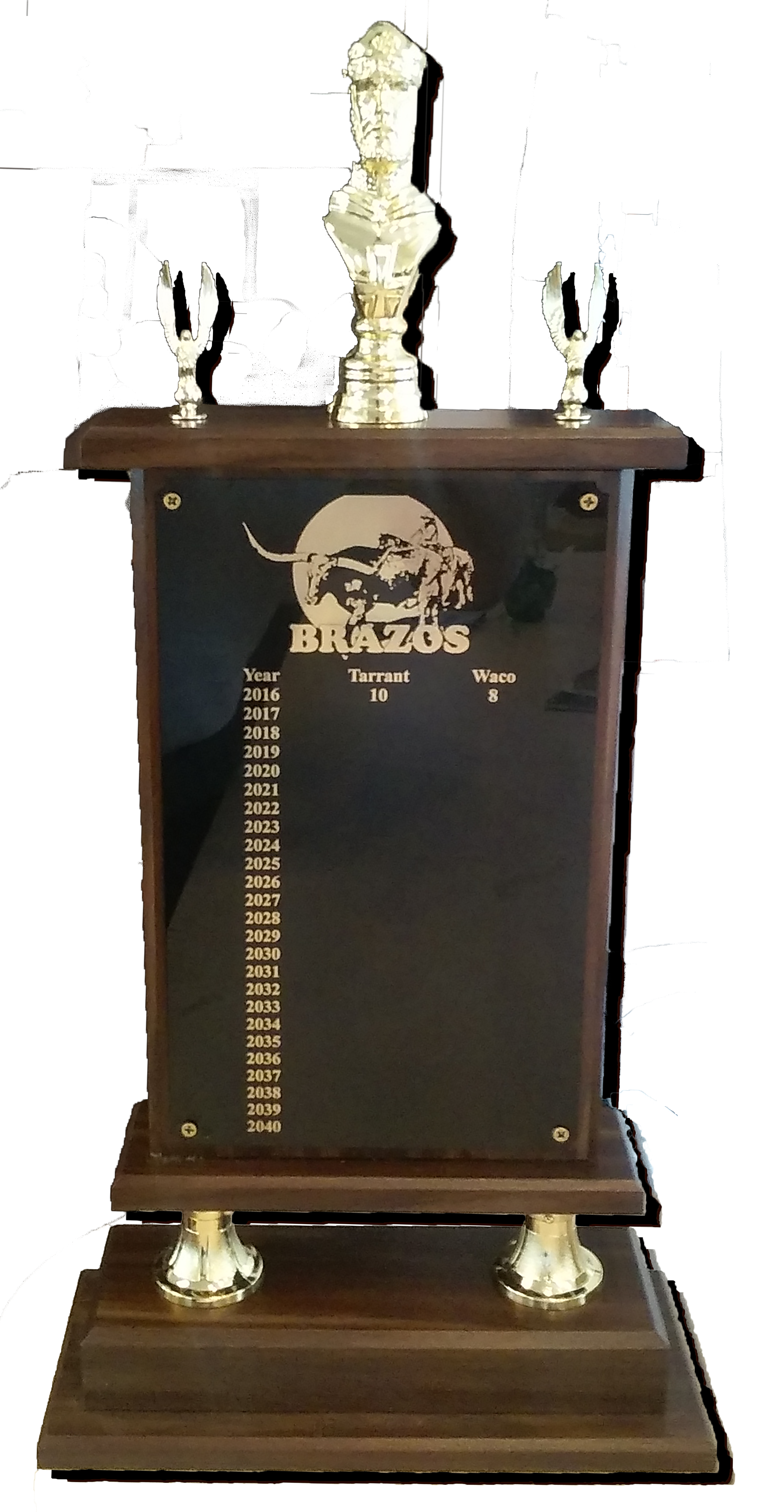 PHOTO OF BRAZOS TROPHY DONATED BY ANONYMOUS